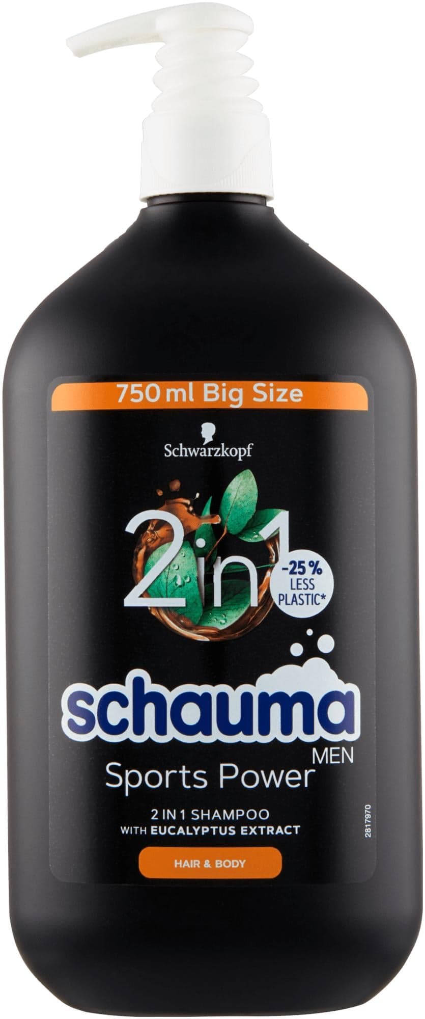 Schauma Sports Power šampon a sprchový gel 2v1 s eukalyptem