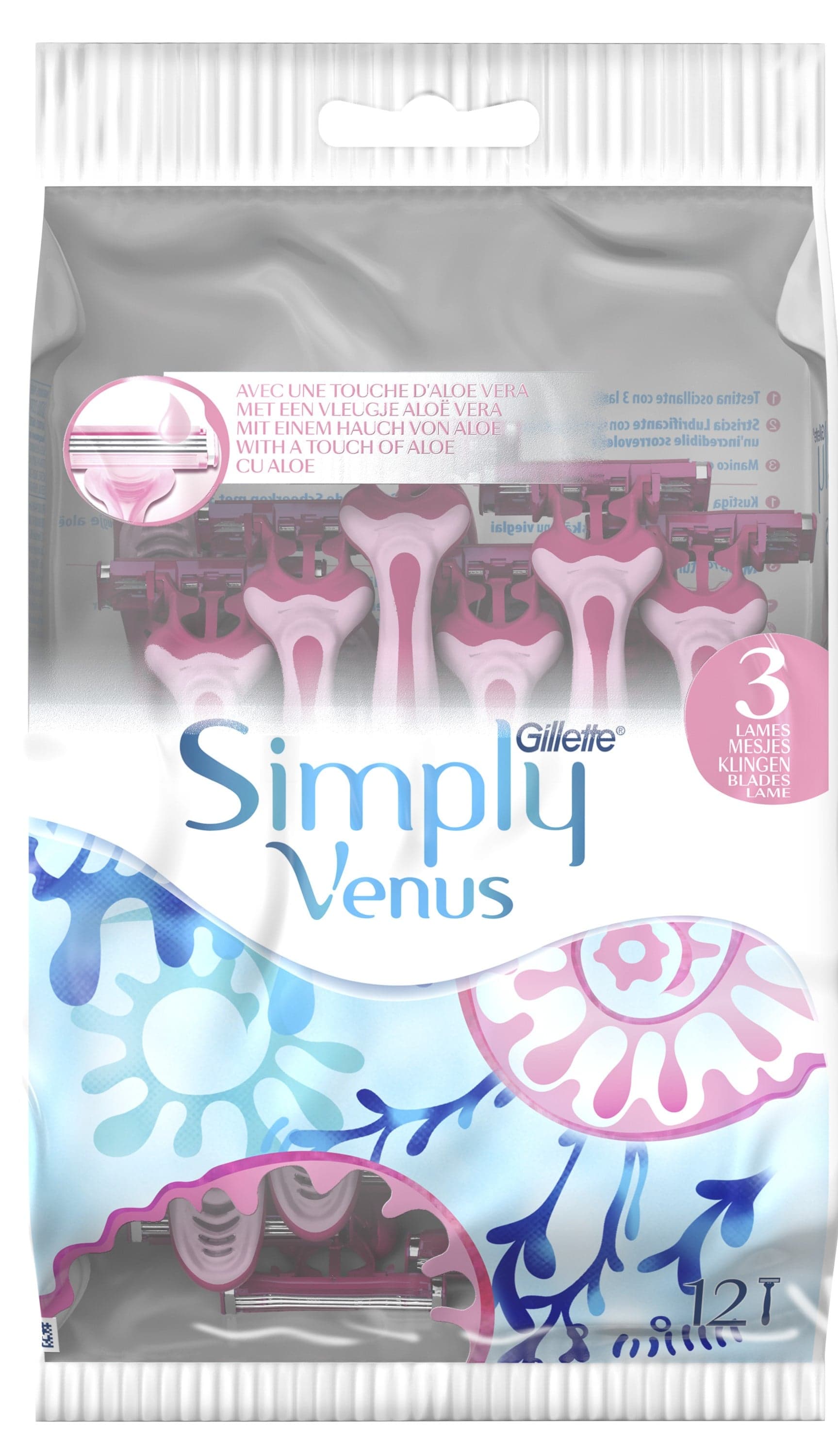 Gillette Simply Venus 3 dámská pohotová holítka