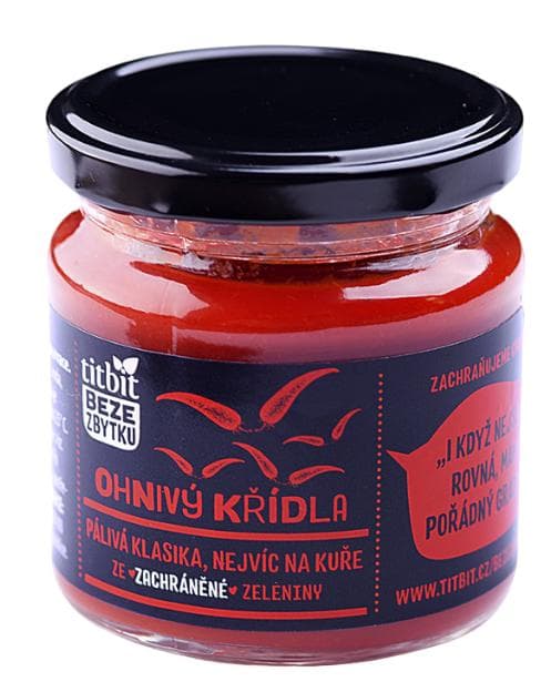 Beze zbytku Red Hot Wings pálivá omáčka