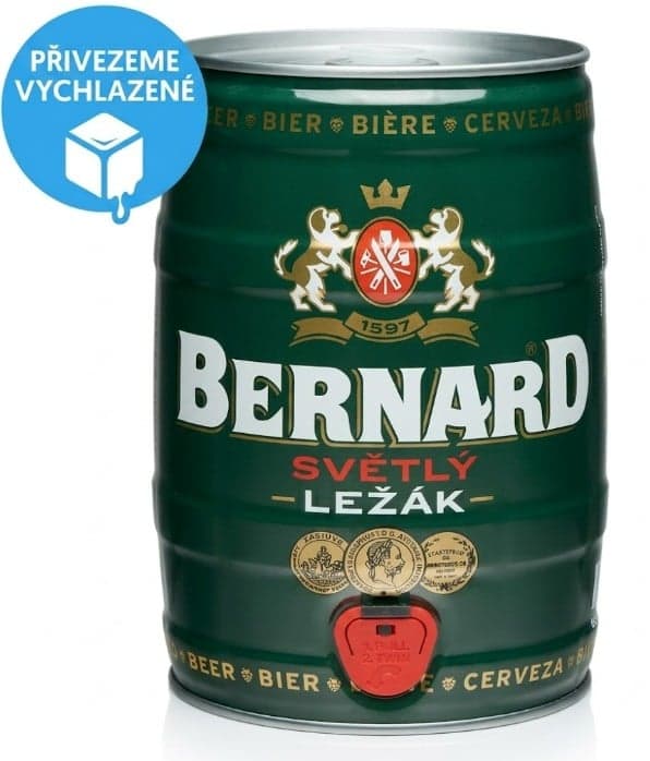 Bernard Světlý ležák 11% soudek