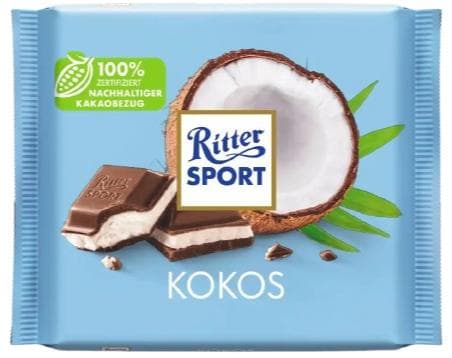 Ritter Sport Kokosová čokoláda