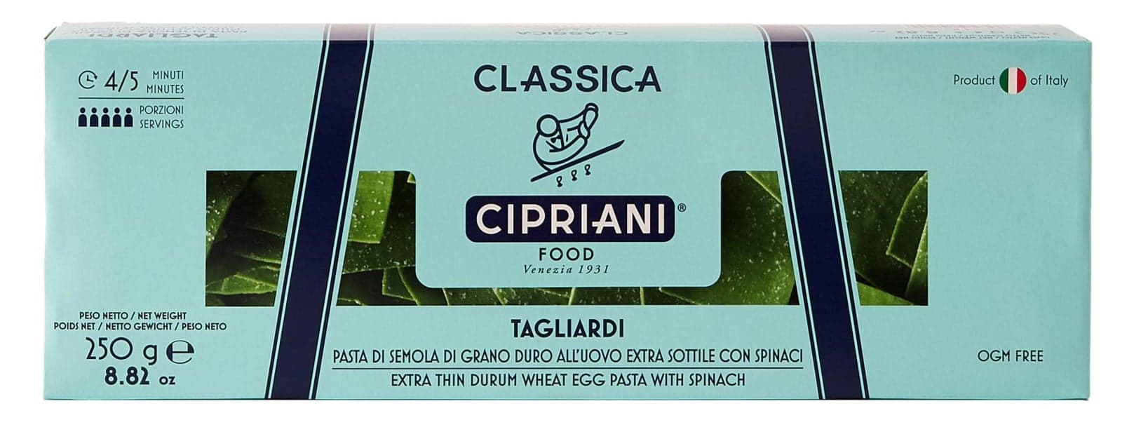 Cipriani Špenátovo-vaječné tagliardi