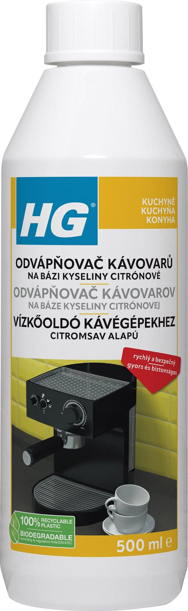 HG Odvápňovač kávovarů na bázi kyseliny citronové
