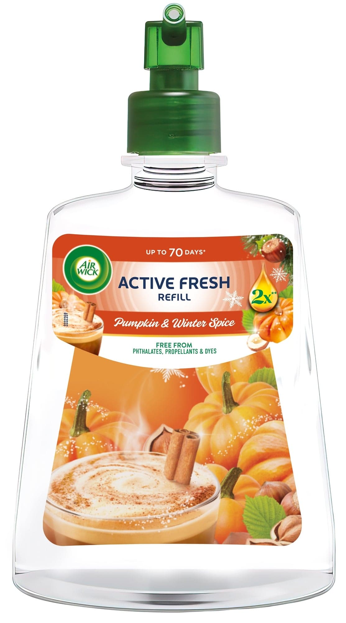Air Wick Active Fresh náplň do automatického difuzéru, dýně a podzimní koření