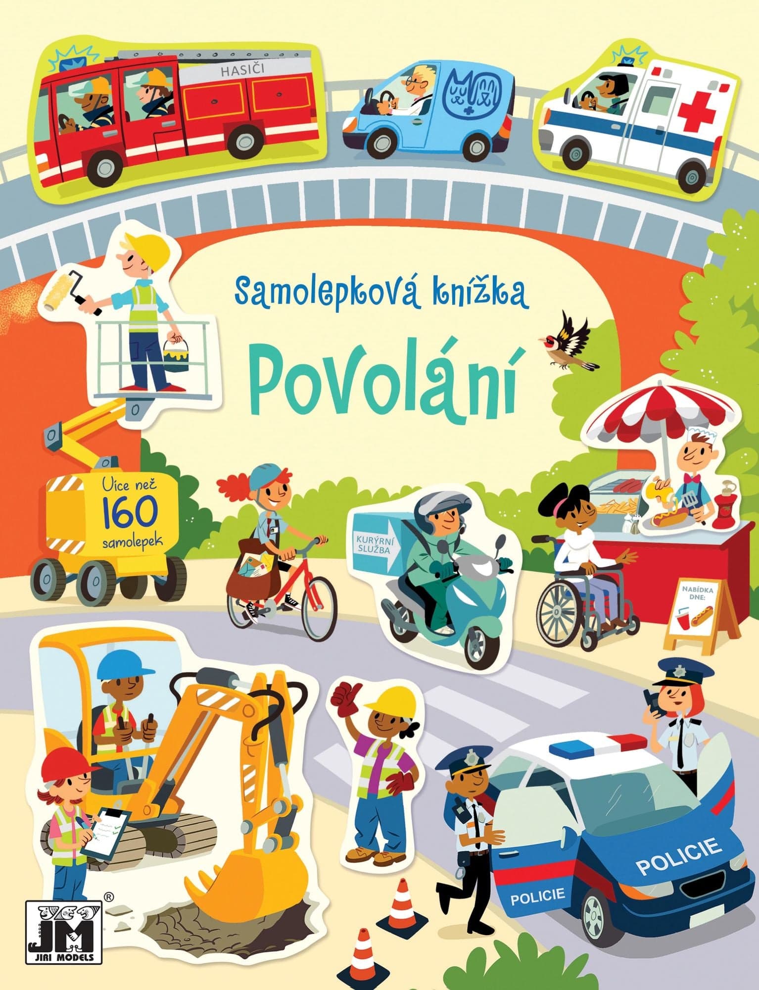 JIRI MODELS Samolepková knížka Povolání