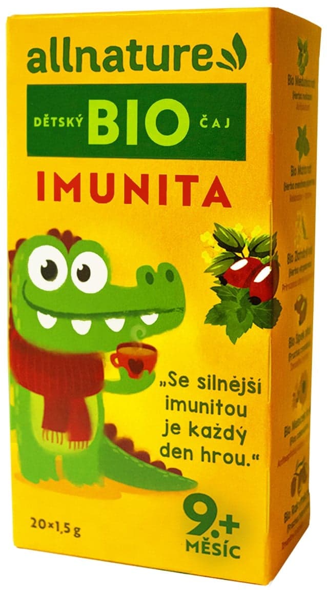Allnature BIO Dětský čaj Imunita 20×1,5 g