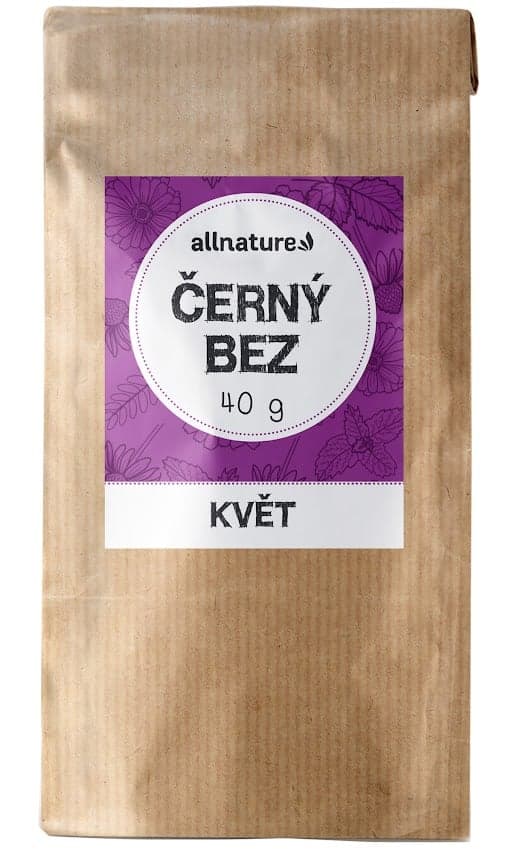 Allnature Černý bez květ Sypaný čaj