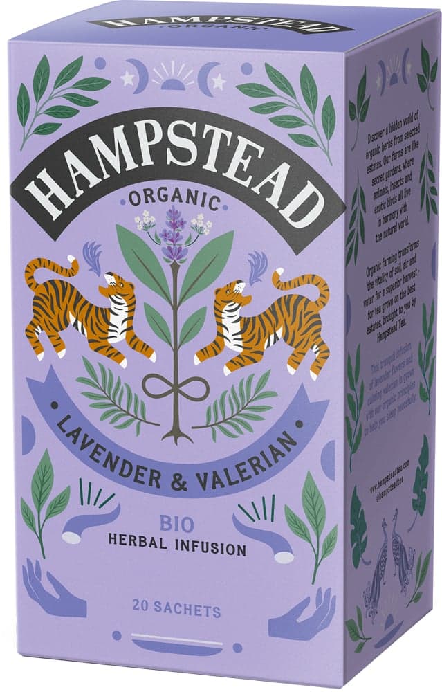 Hampstead Tea BIO Bylinný čaj s levandulí a kozlíkem