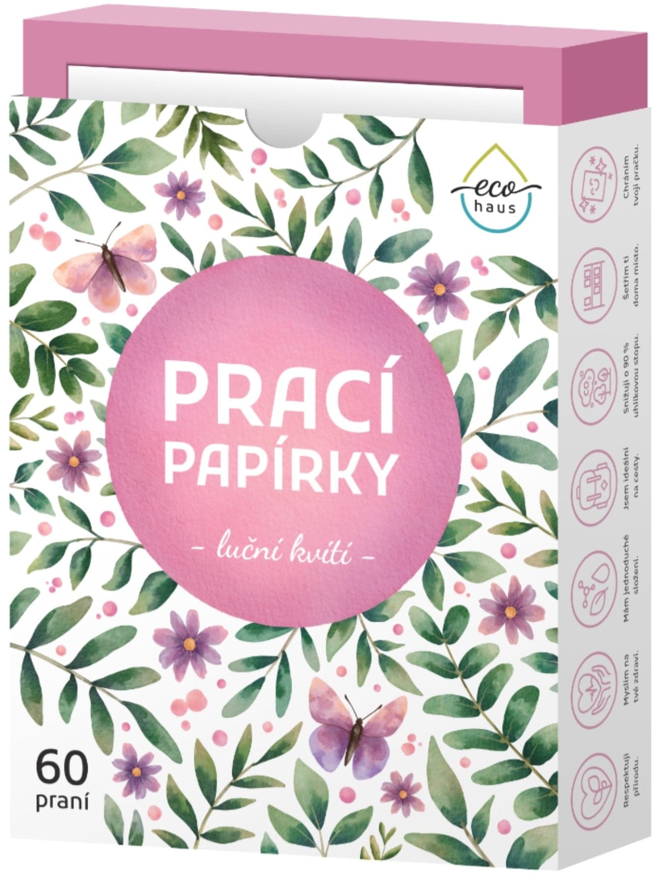 EcoHaus Prací papírky luční kvítí