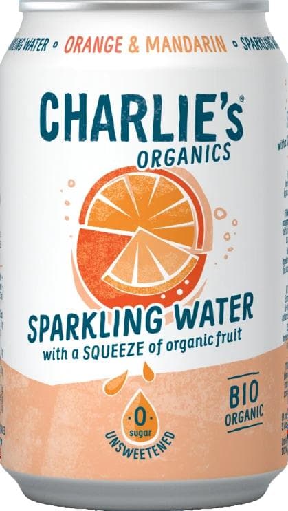Charlie's Organics BIO Pomeranč a mandarinka plech