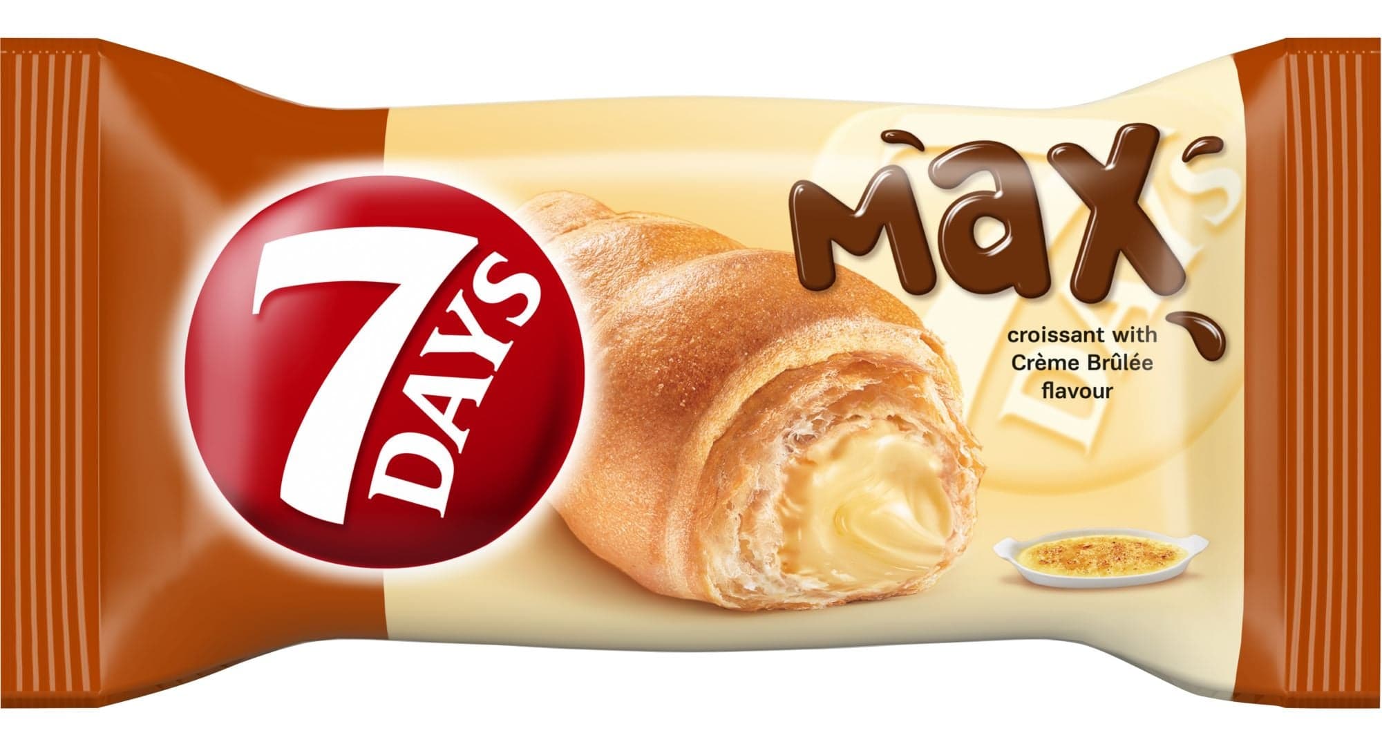 7Days Croissant s creme brulee příchutí