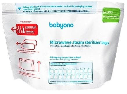 Babyono Sterilizační sáčky do mikrovlnky
