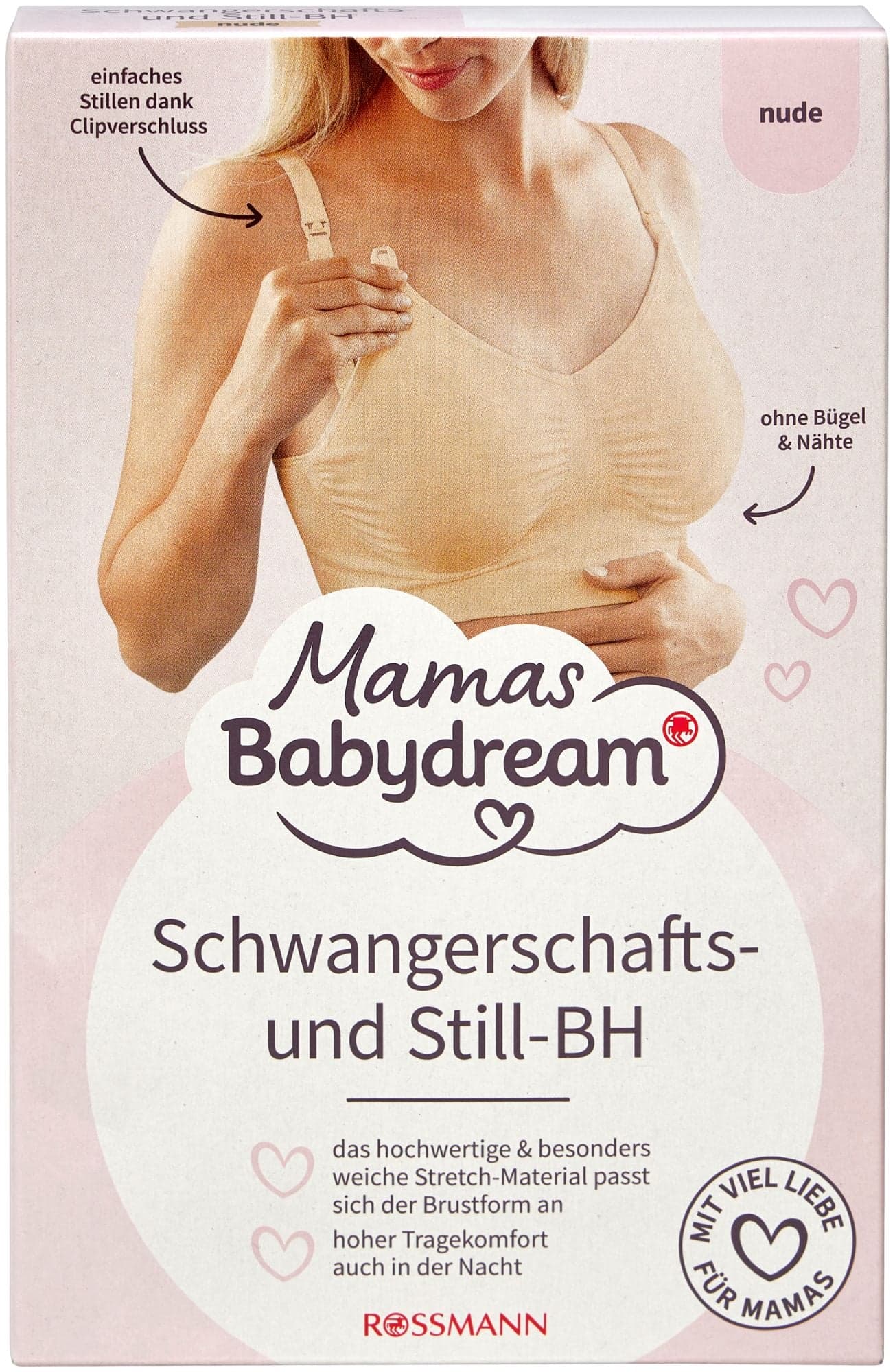 Babydream Mamas kojící podprsenka tělová L