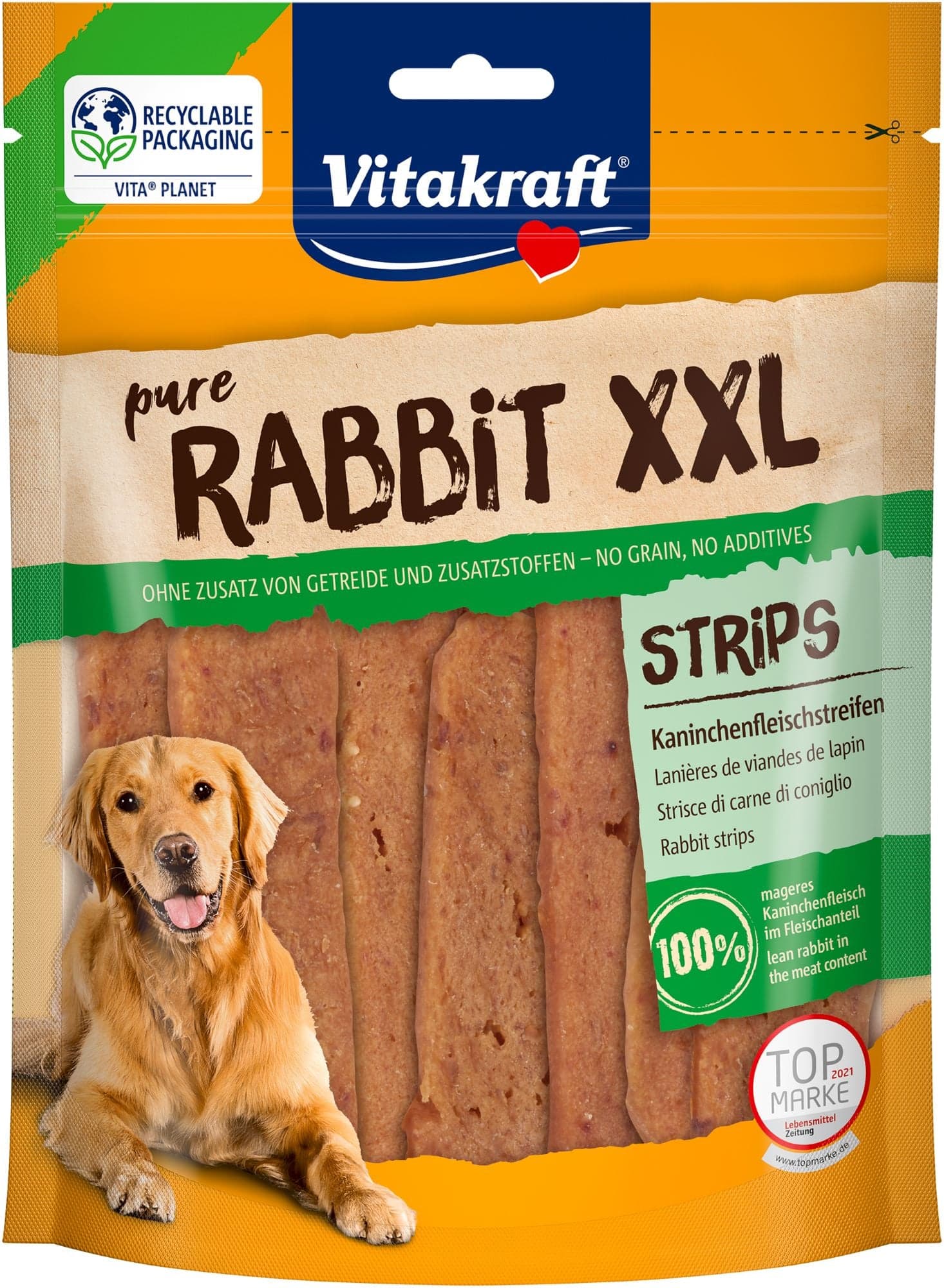 Vitakraft Rabbit XXL králičí plátky pro psy
