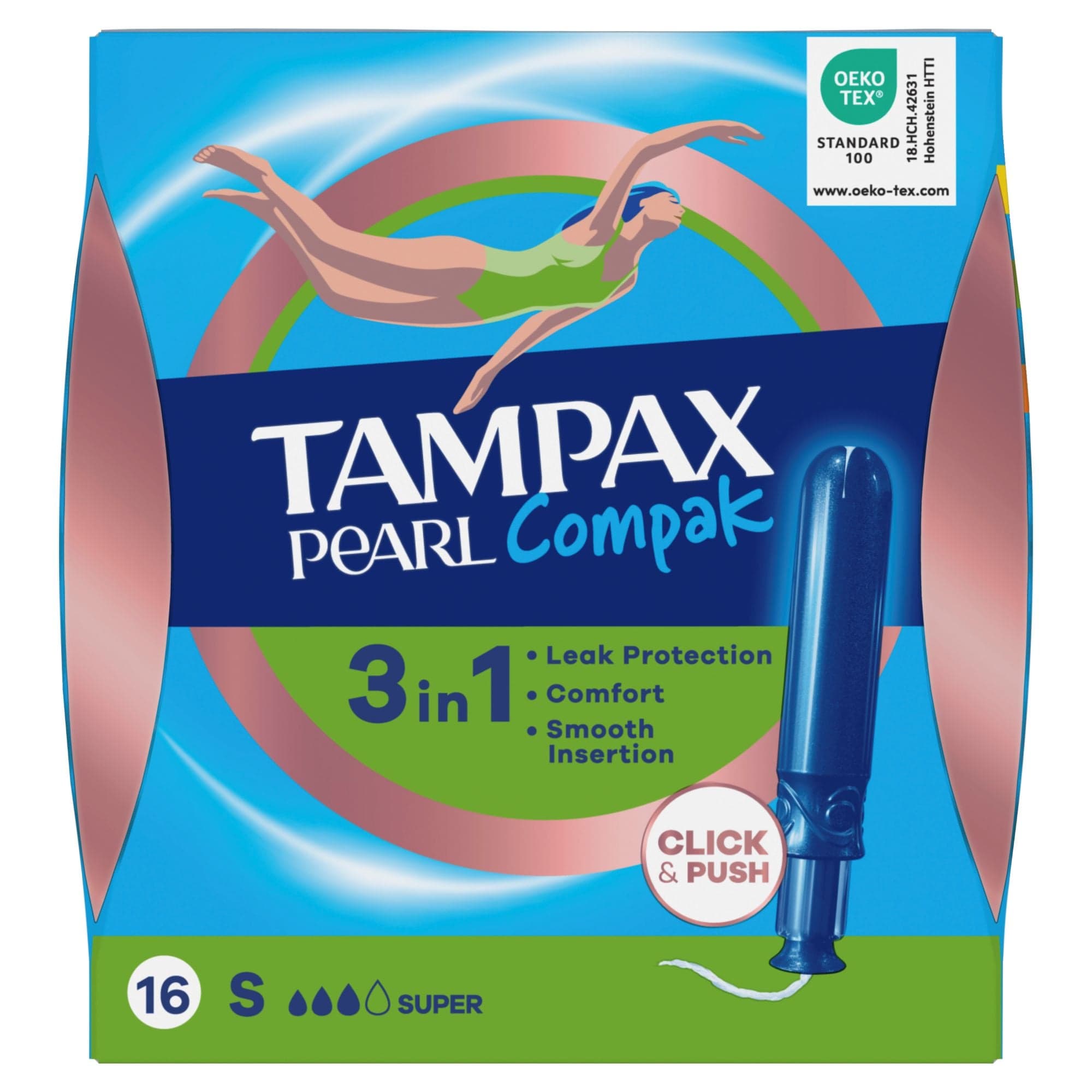 Tampax Pearl Compak Super tampony s aplikátorem
