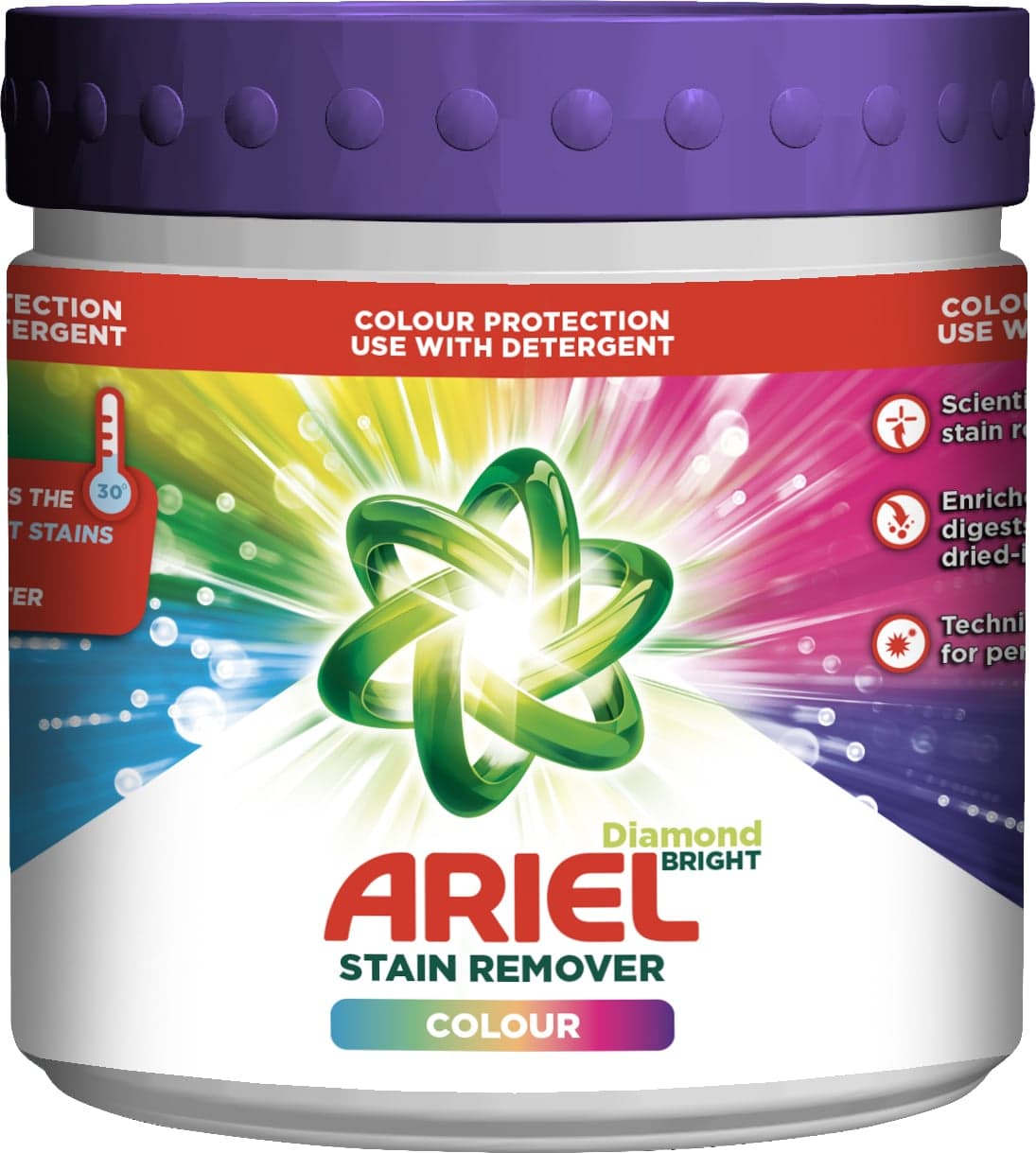 Ariel Stain Remover odstraňovač skvrn na barevné prádlo prášek