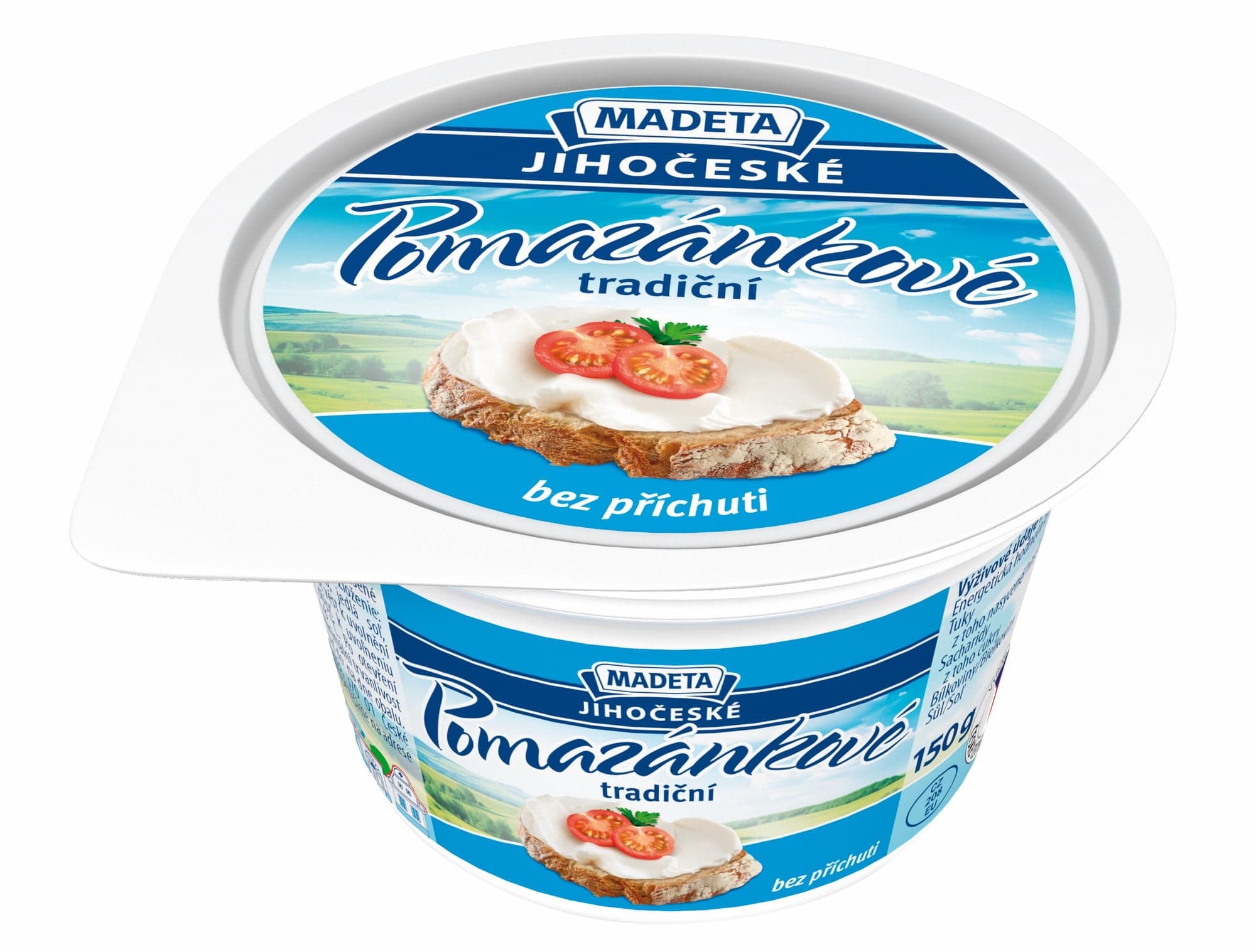 Madeta Jihočeské pomazánkové máslo tradiční bez příchuti