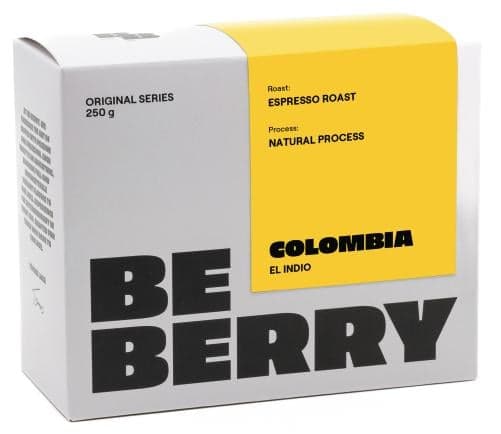 BeBerry Coffee Kolumbie El Indio espresso zrnková káva