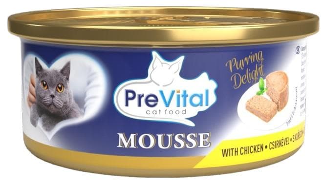 PreVital Mousse jemná paštika s kuřecím pro kočky