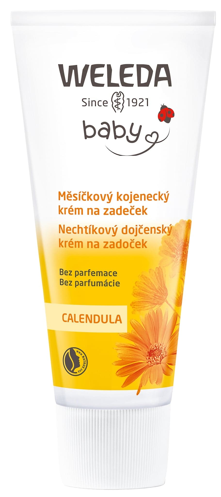 Weleda BIO Měsíčkový kojenecký krém na zadeček bez parfemace
