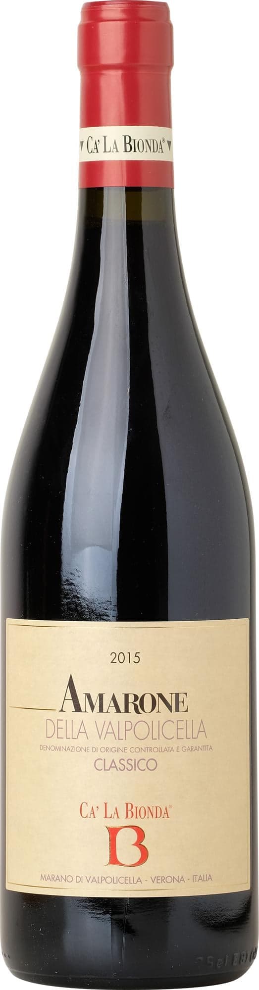 Ca´la Bionda Amarone della Valpolicella 2018