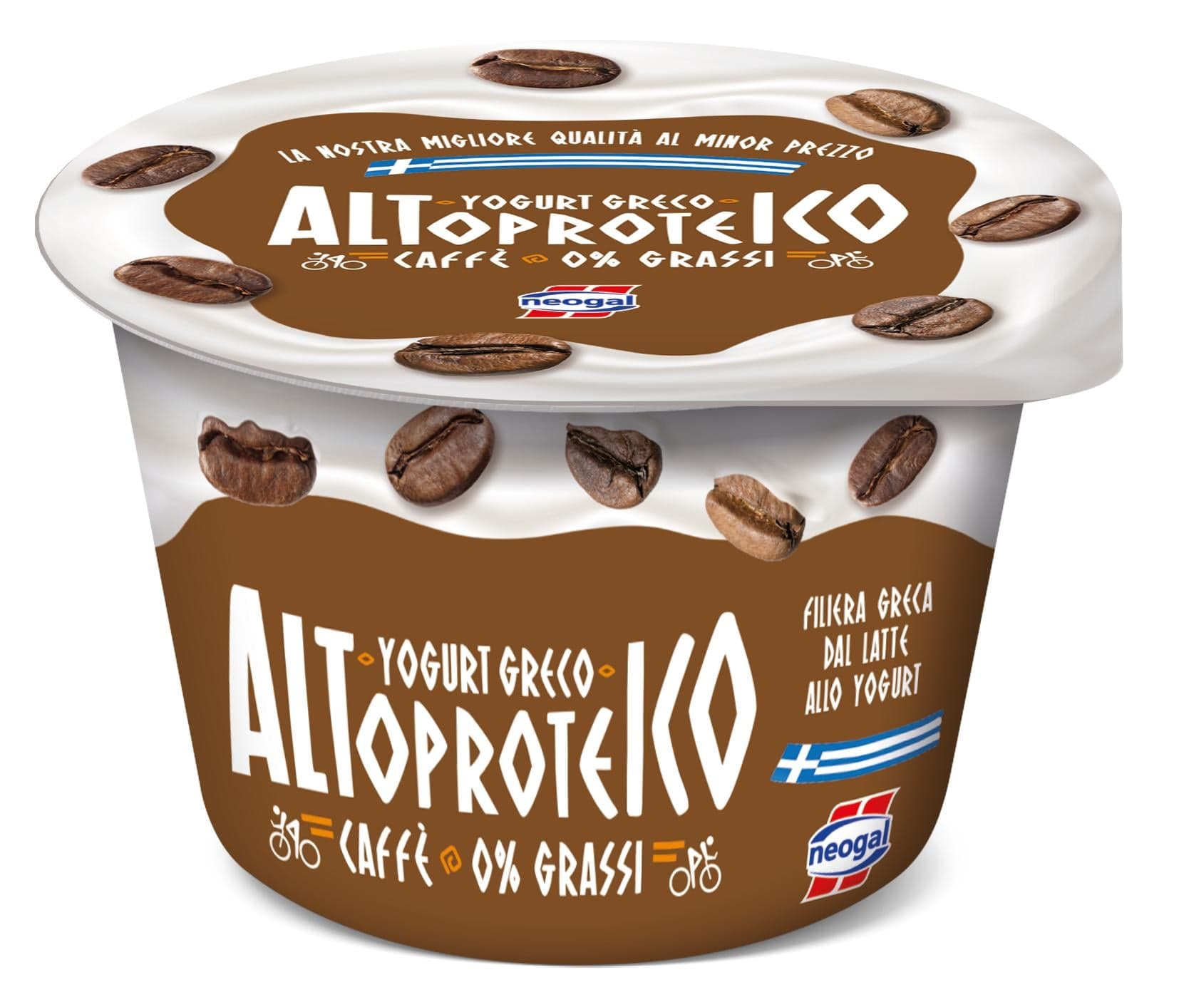 Neogal High protein řecký jogurt 0 % tuku s kávovým extraktem