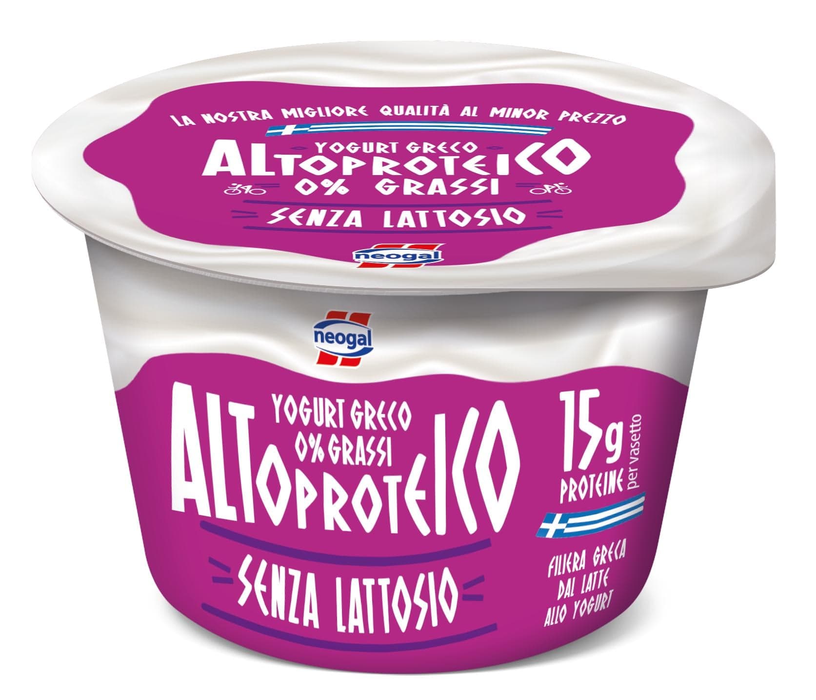 Neogal High protein řecký jogurt 0 % tuku bez laktózy