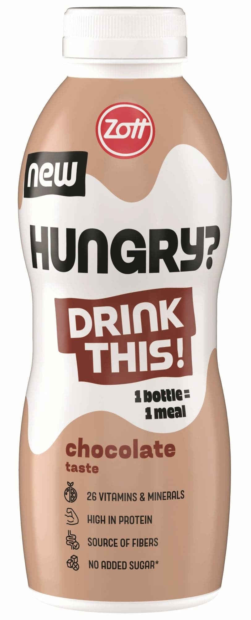 Zott Hungry? Drink This! Nápoj s čokoládovou příchutí