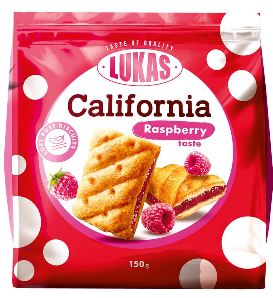 California Sušenky malinové