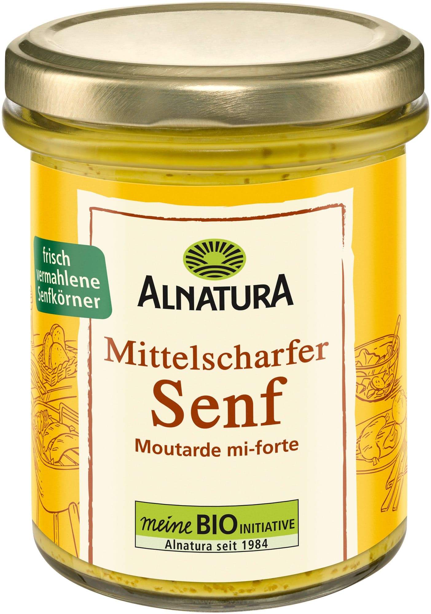 Alnatura BIO hořčice středně pálivá