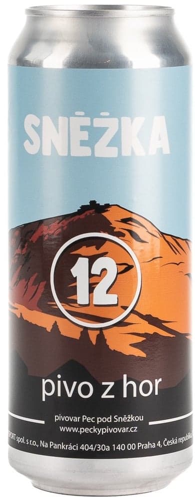 Pivo Sněžka 12° plech