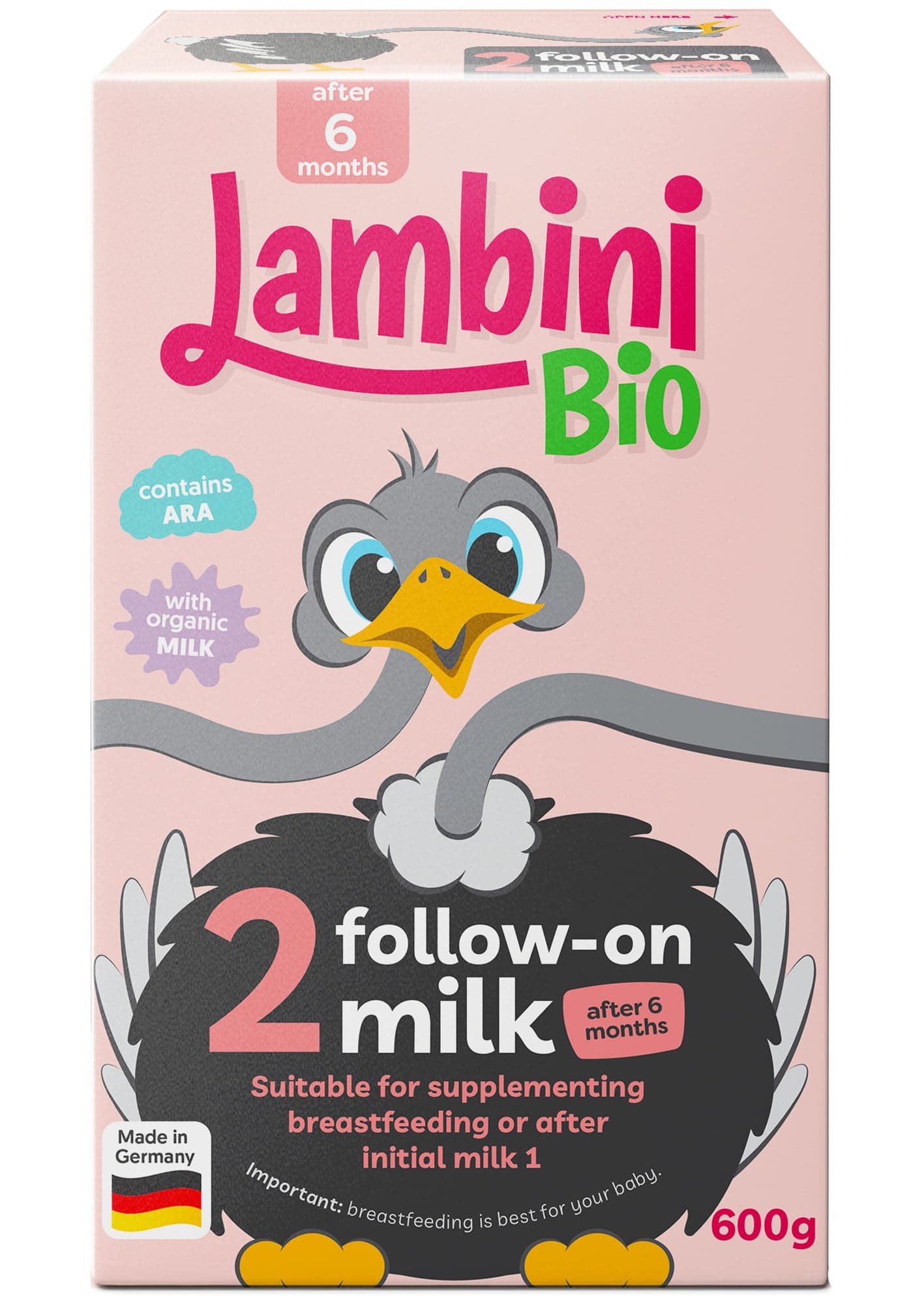 Lambini BIO Pokračovací mléčná kojenecká výživa 2
