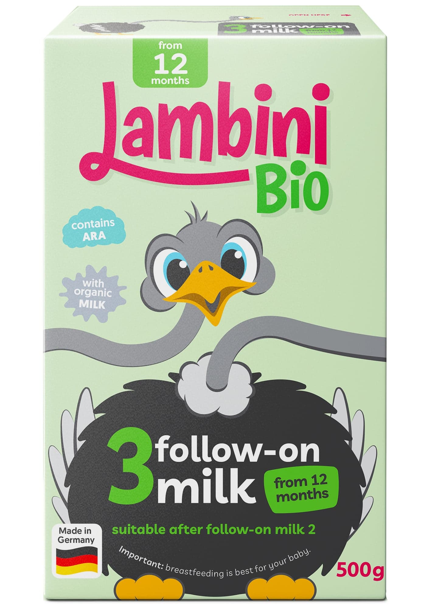 Lambini BIO Pokračovací mléčná kojenecká výživa 3