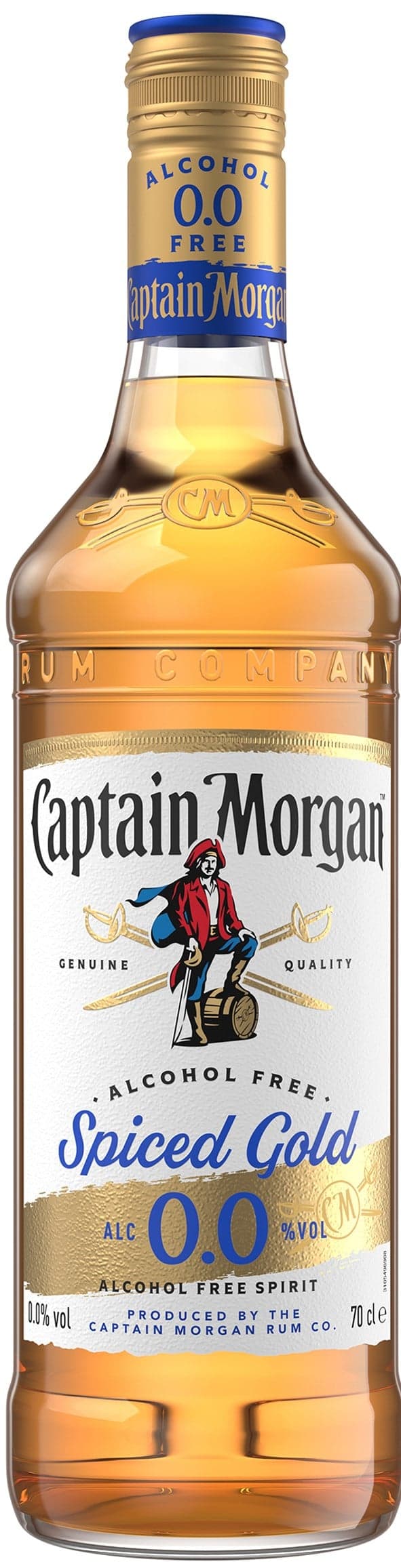 Captain Morgan Spiced Gold Alcohol Free 0.0% obj.