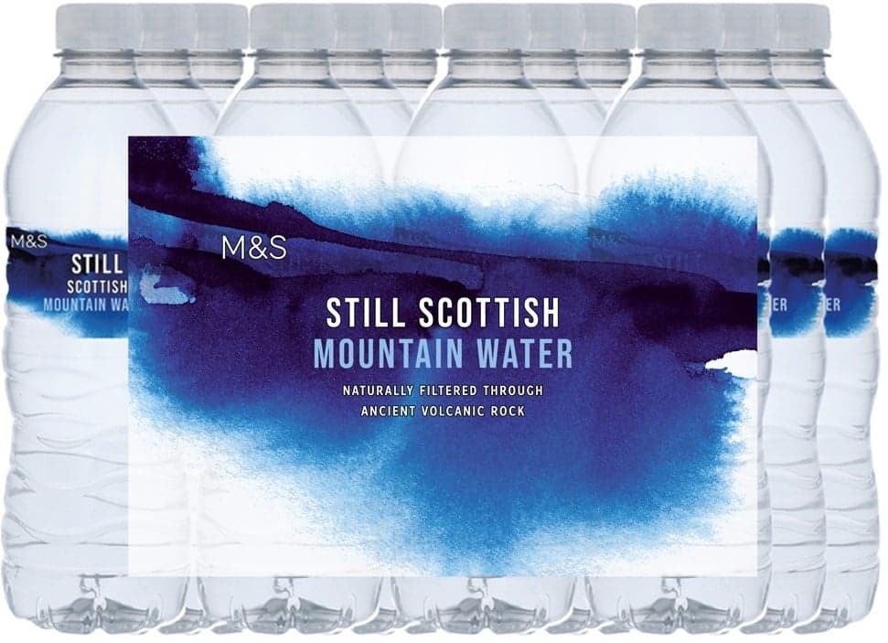 Marks & Spencer Skotská neperlivá horská voda (12×0,5 l)