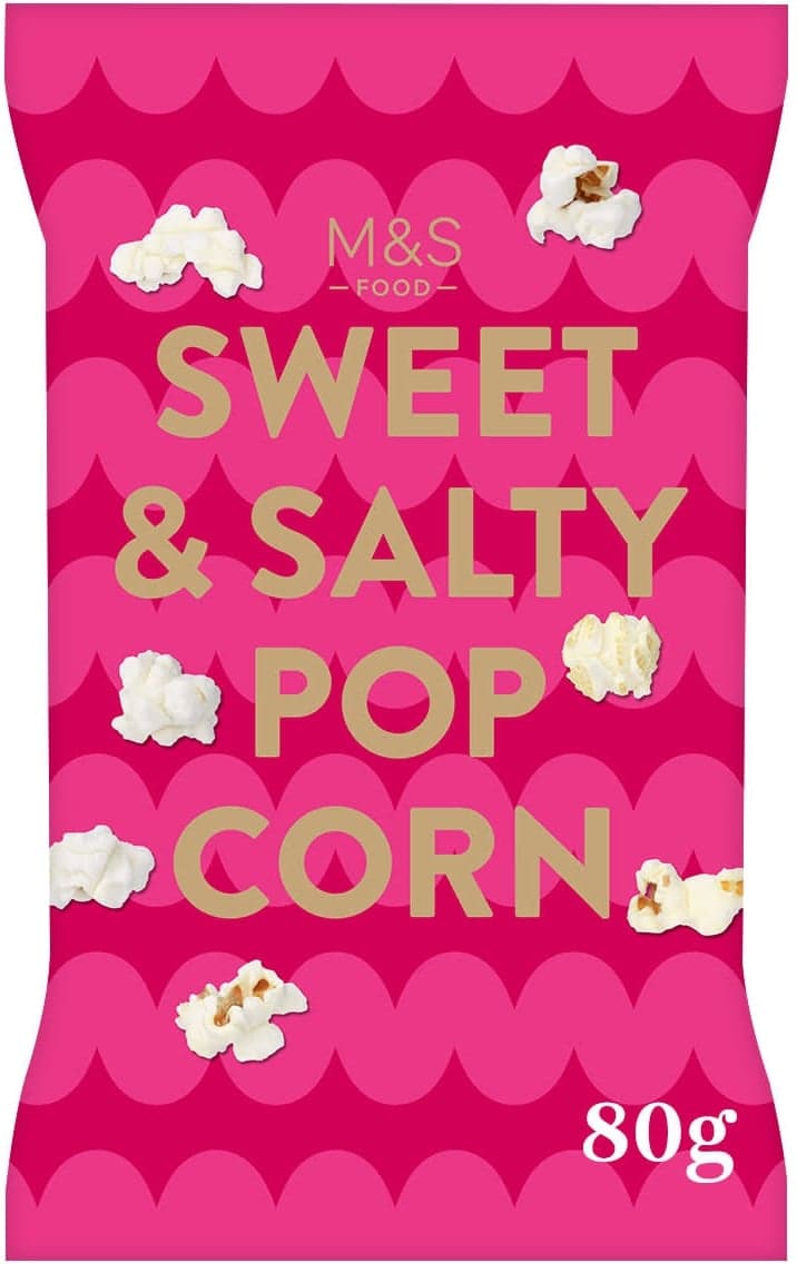 Marks & Spencer Sladký a slaný popcorn