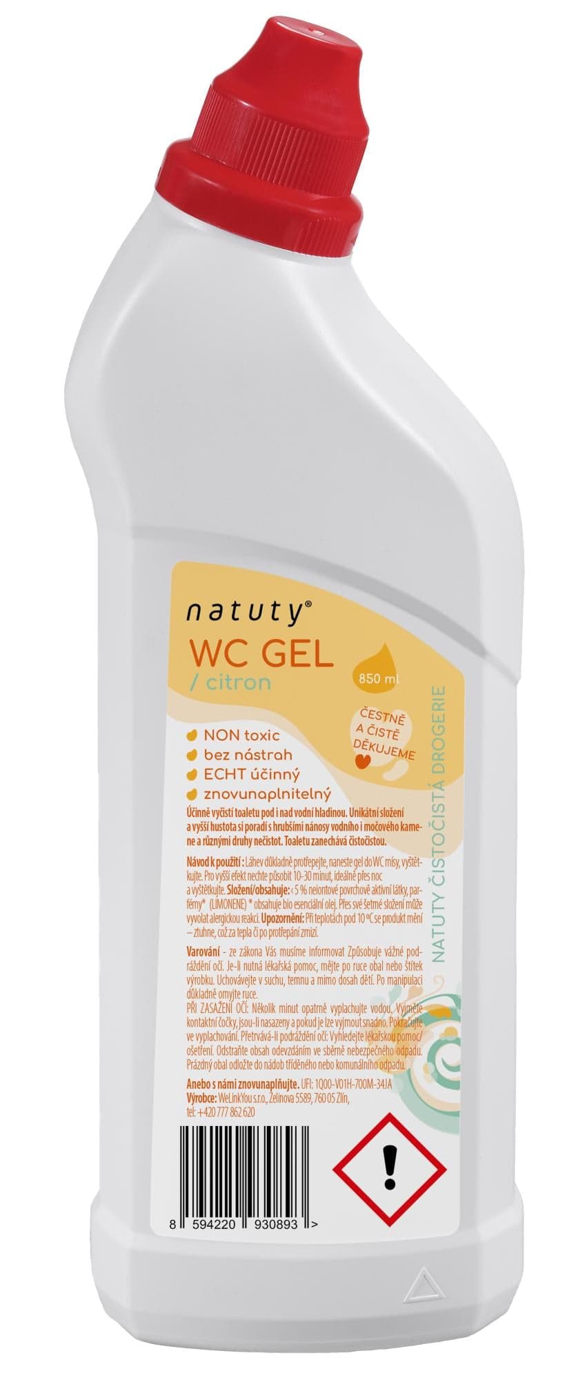 Natuty WC gel citron