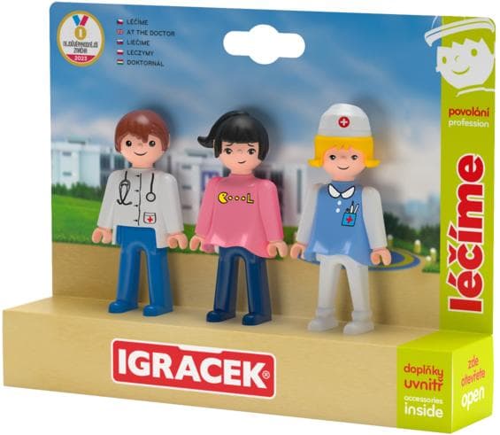 Igráček doktor, sestřička a pacientka