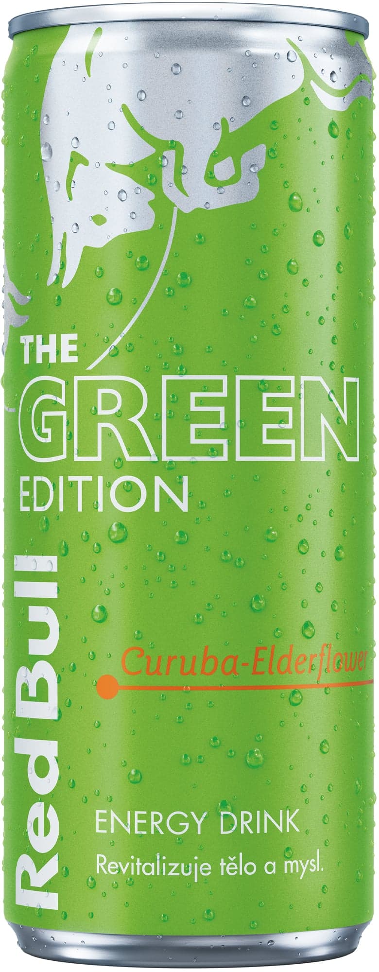 Red Bull Green curuba a bezový květ