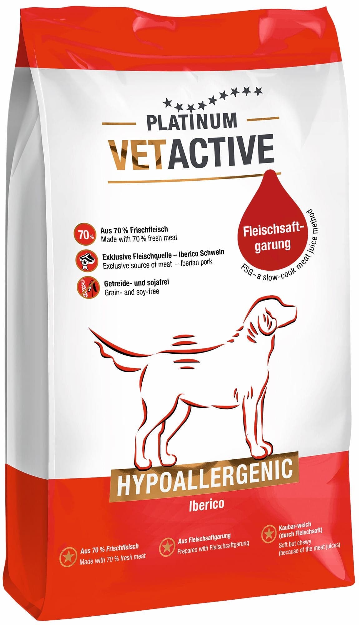 Platinum Natural VetActive Hypoallergenic granulované krmivo pro psy