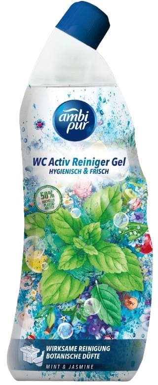 Ambi Pur WC Active gel máta a jasmín