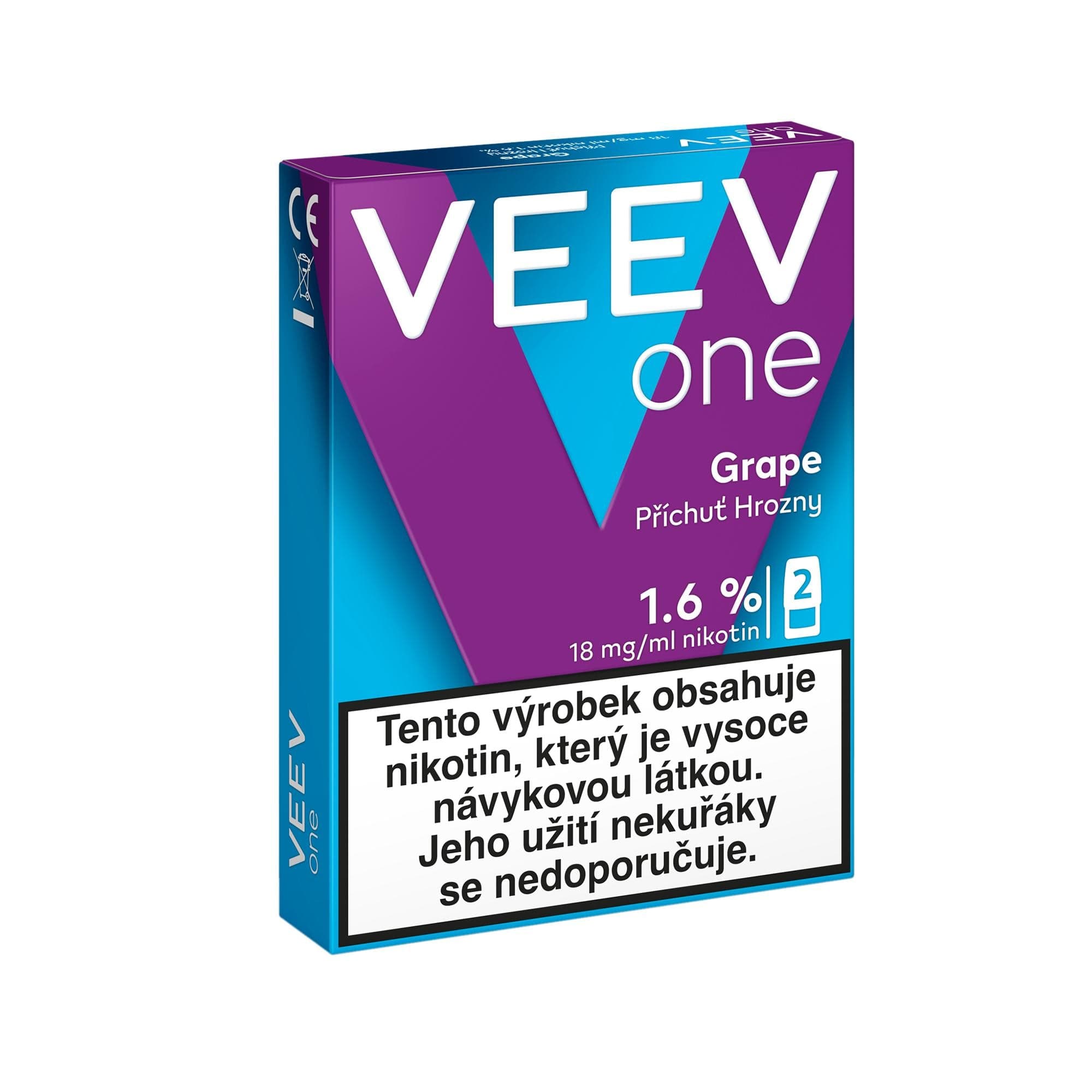 VEEV One Grape 2 náplně do e-cigarety