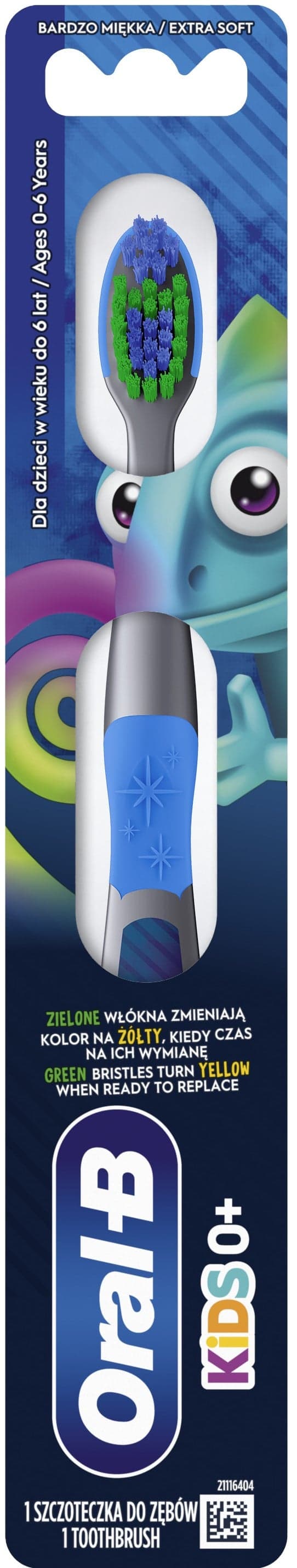 Oral-B Kids zubní kartáček extra měkký 0–6 let