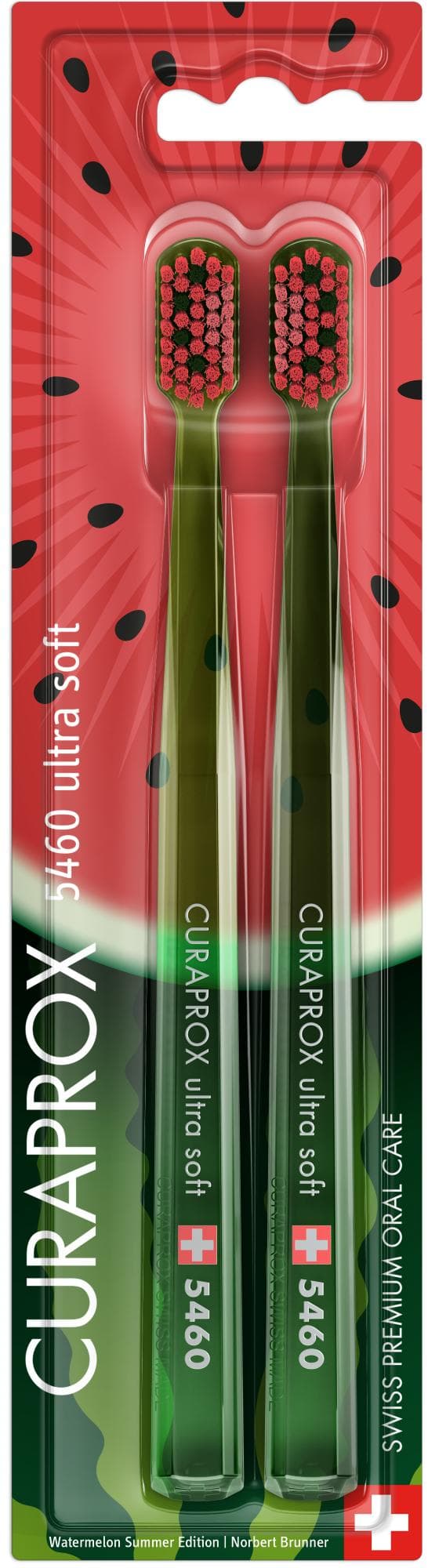 Curaprox CS 5460 Ultra Soft Duo Watermelon Edition