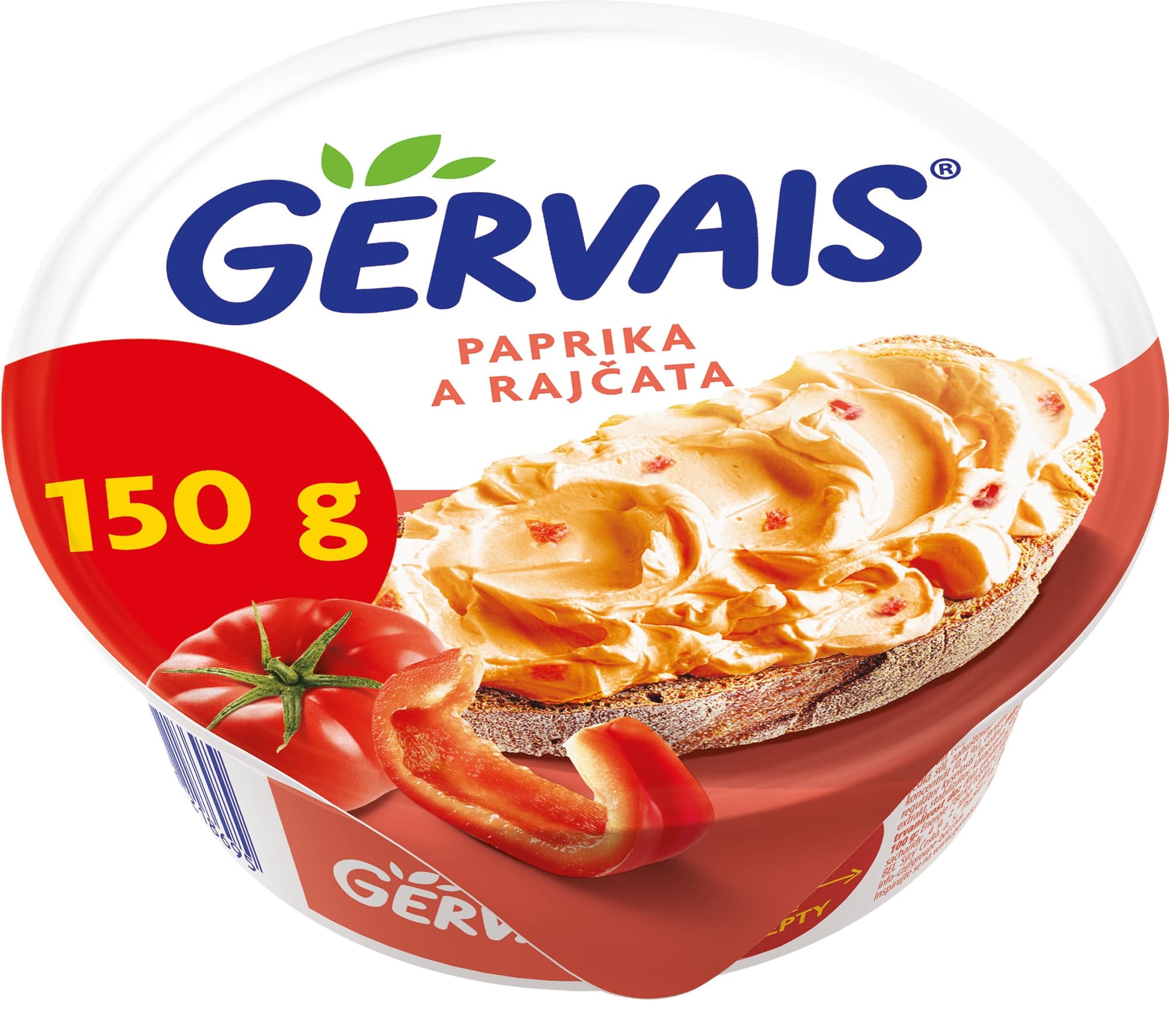 Gervais s paprikou a rajčaty XL