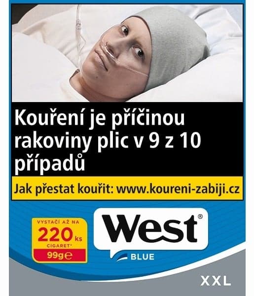 West Blue cigaretový tabák
