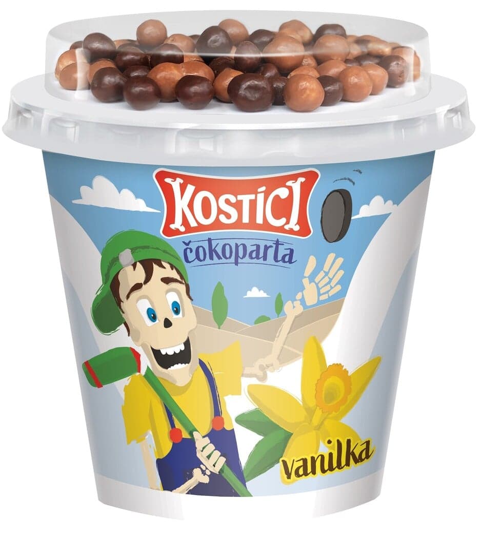 Kostíci Čokoparta jogurt vanilkový