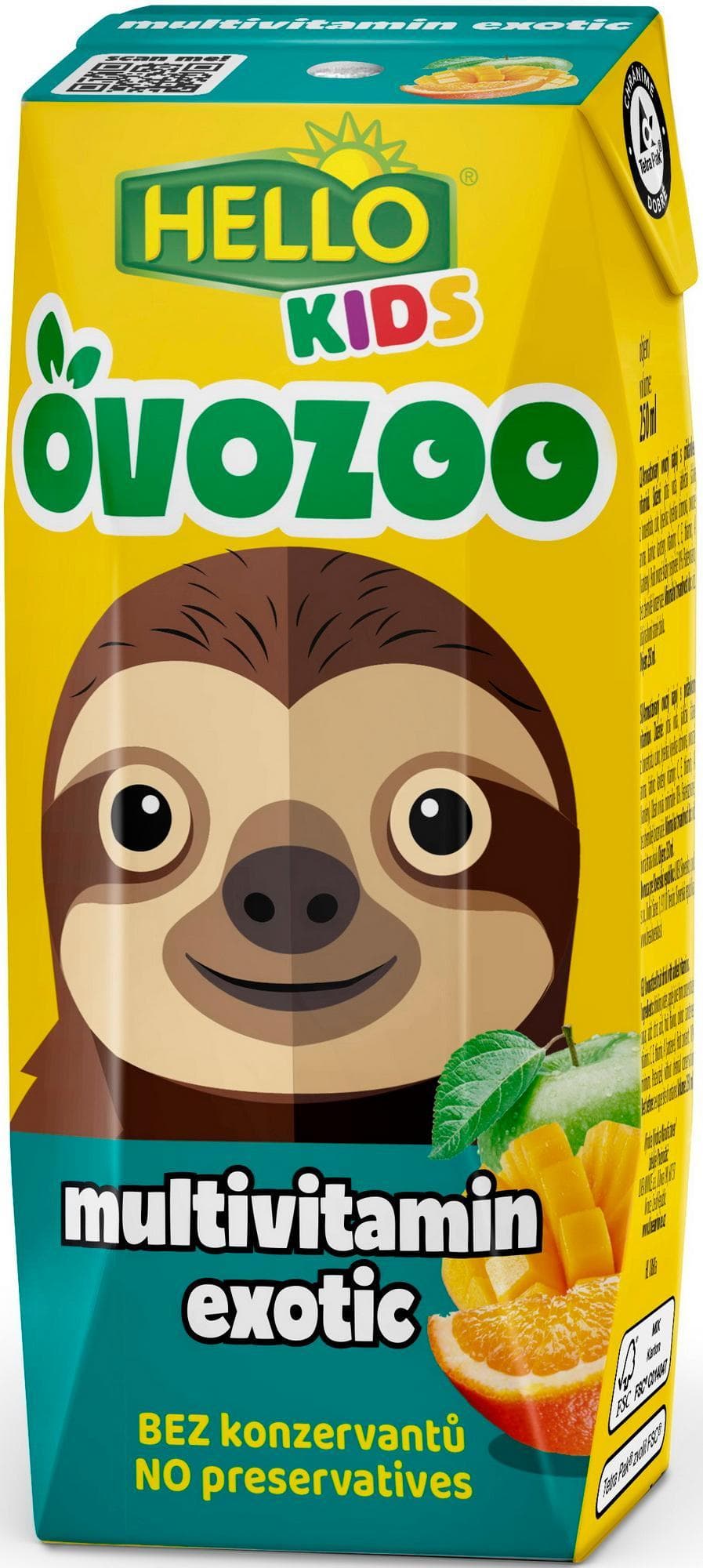 Hello Ovozoo pitíčko – multivitamin exotic