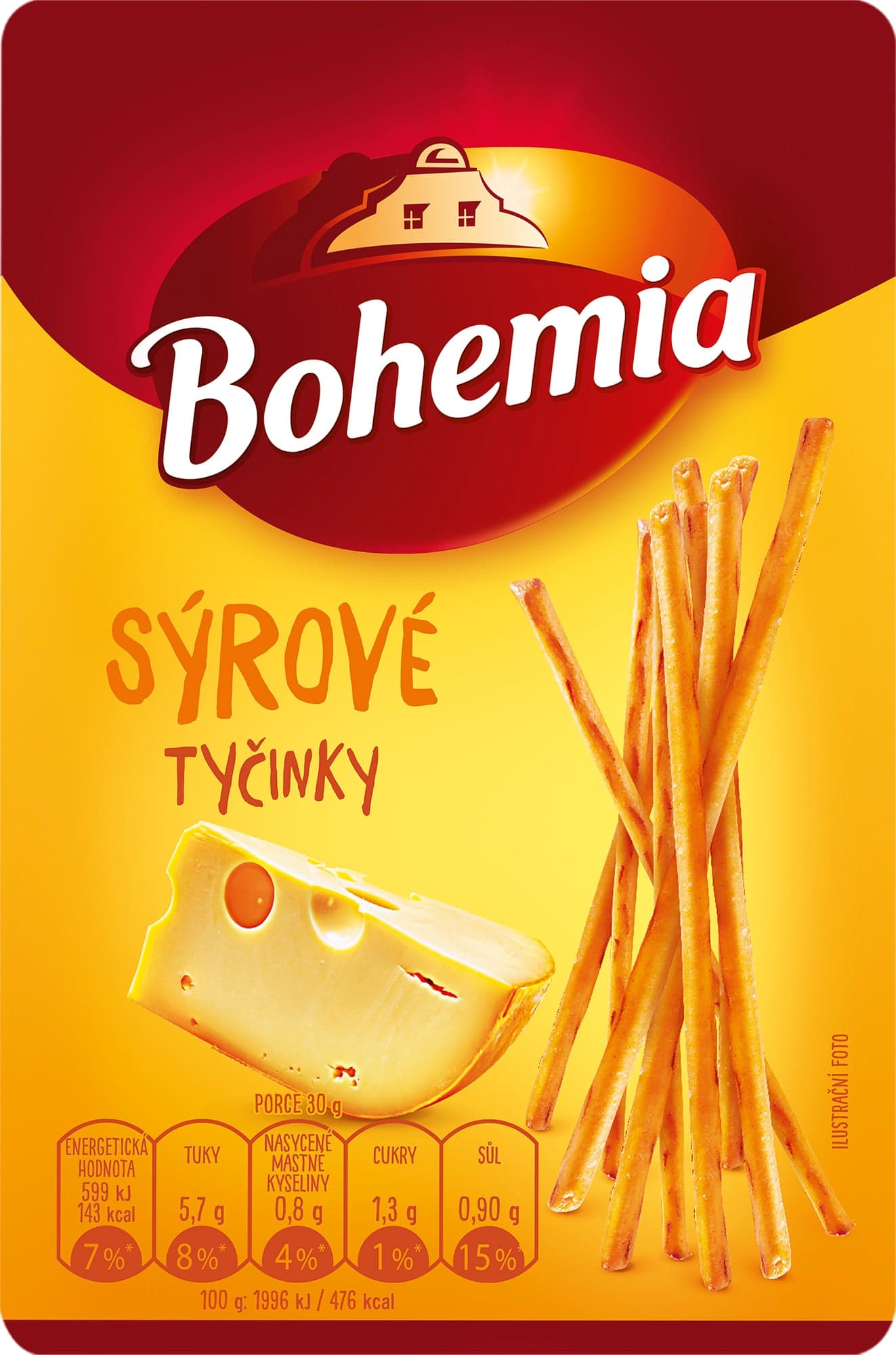 Bohemia sýrové tyčinky