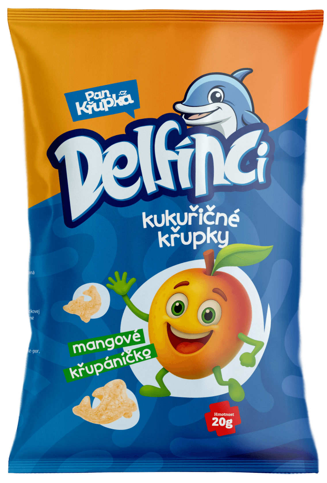 Pan Křupka Delfínci kukuřičné křupky mangové